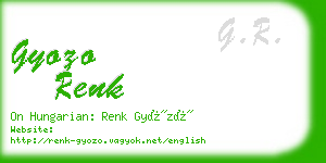 gyozo renk business card